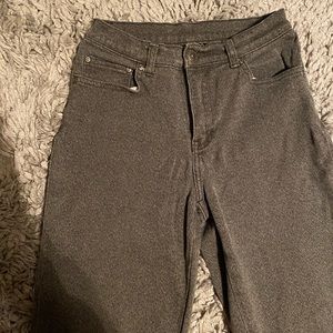 High waisted straight leg jeans